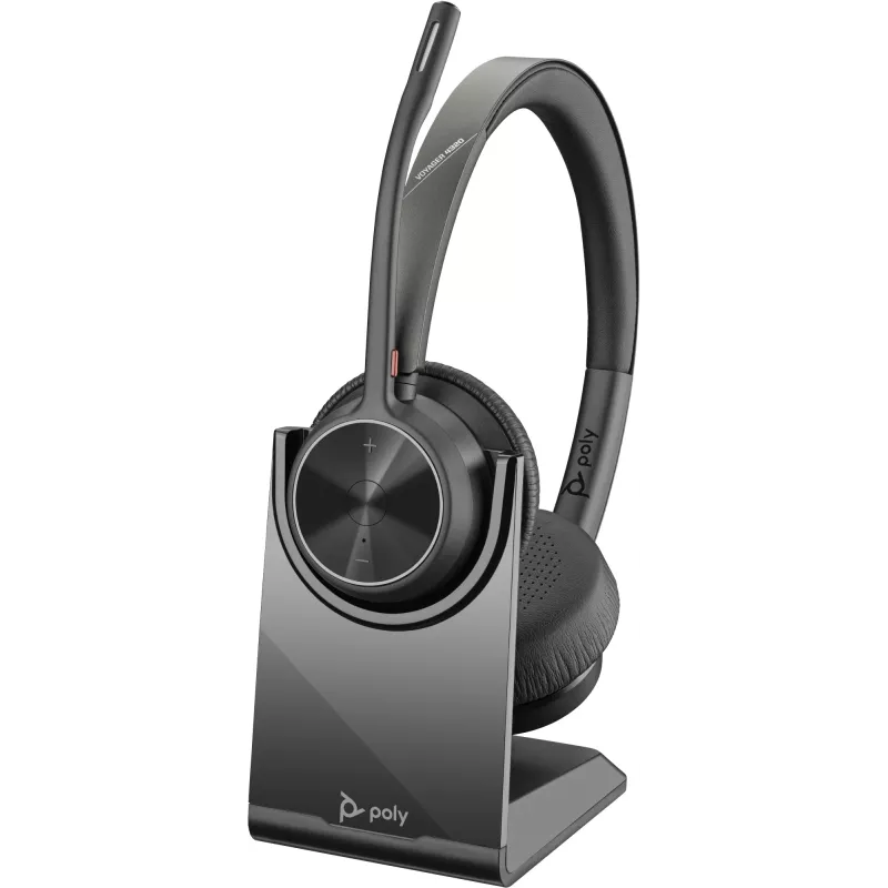 HP Poly Voyager 4320 USB-C Headset +BT700 Dongle +Ladestation
