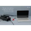 i-tec USB-C/USB-A Metal Charging + data HUB, 15W pro Anschluss, 20x USB-C