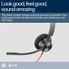 HP Poly Blackwire 3310 monaurales Microsoft Teams zertifiziertes USB-C Headset + USB-C/A Adapter