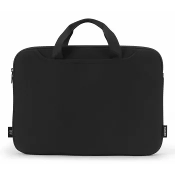 DICOTA Smart Sleeve One – 15-16 Zoll Notebook-Sleeve – Schwarz / Recyceltes Jersey-Material