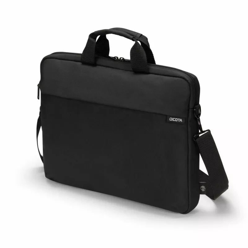 DICOTA schlank Case One - 10-12,5-Zoll-Notebook-Tasche - Schwarz / 300d recyceltes PET-Polyester