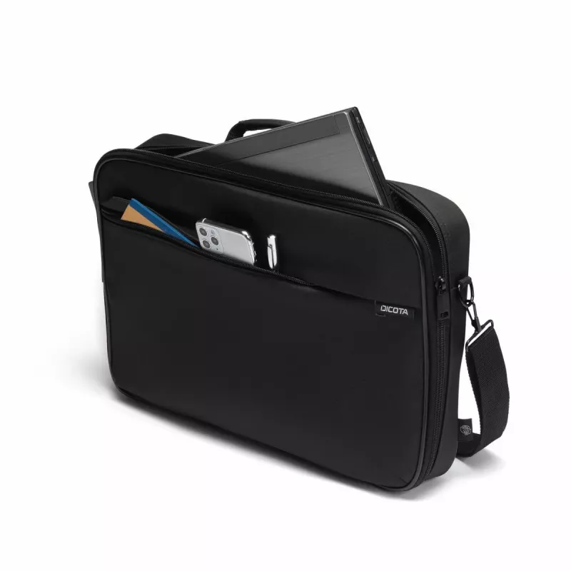 DICOTA Multi One - 15-17.3in Notebook-Tasche - Schwarz / 300d recyceltes Pet-Polyester
