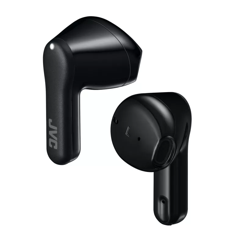 JVC HA-A3T-B-U True Wireless In-Ear-Kopfhörer, Bluetooth, Mikrofon, 7,5 h Wiedergabezeit, Schwarz
