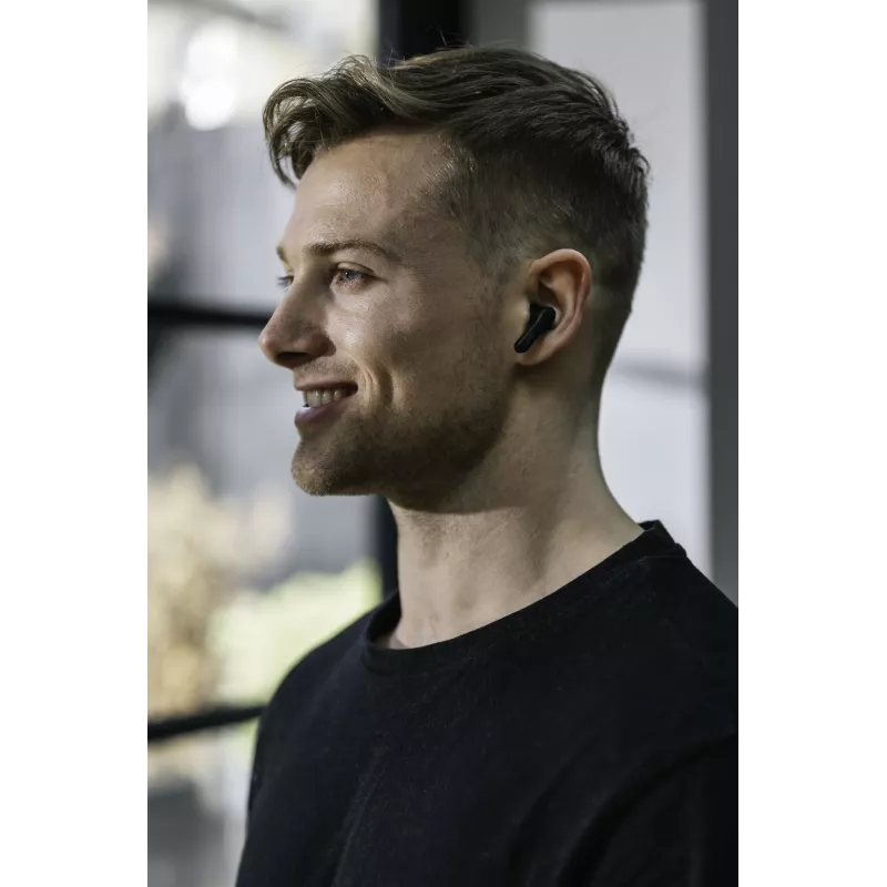 JVC HA-A3T-B-U True Wireless In-Ear-Kopfhörer, Bluetooth, Mikrofon, 7,5 h Wiedergabezeit, Schwarz