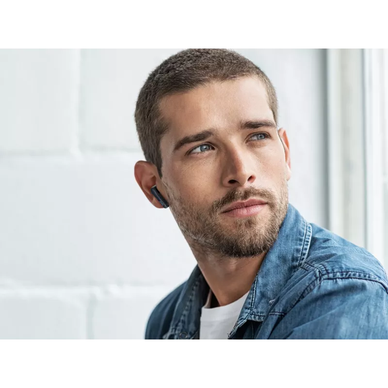 JVC HA-A3T-B-U True Wireless In-Ear-Kopfhörer, Bluetooth, Mikrofon, 7,5 h Wiedergabezeit, Schwarz
