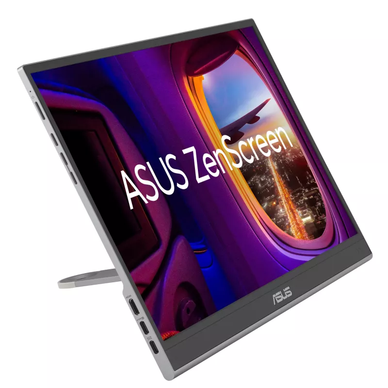 ASUS ZenScreen MQ16AHE Computermonitor 39,6 cm (15,6 Zoll) 1920 x 1080 Pixel Full HD OLED Silber