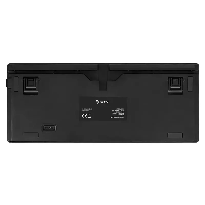 Gaming-Tastatur Savio SAVGK-PHENIX Gelb USB RF Wireless Bluetooth Mechanisch 82 Tasten RGB
