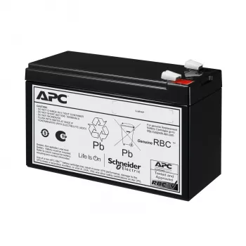 APC Ersatzbatteriemodul #177, Blei-Säure (VRLA), 24 V, 9 Ah, 1 Stück, Schwarz, Hg (Quecksilber)