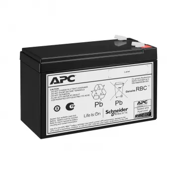 APC Ersatzbatteriemodul #177, Blei-Säure (VRLA), 24 V, 9 Ah, 1 Stück, Schwarz, Hg (Quecksilber)