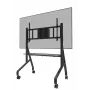 Neomounts MOVE Go XL FL50-575BL1 TV-Rollwagen 65-110 Zoll, max. 125 kg, höhenverstellbar 129-139 cm, VESA 100x100-1100x600, abschließbar, TÜV-zertifiziert, Schwarz