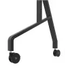 Neomounts MOVE Go XL FL50-575BL1 TV-Rollwagen 65-110 Zoll, max. 125 kg, höhenverstellbar 129-139 cm, VESA 100x100-1100x600, abschließbar, TÜV-zertifiziert, Schwarz