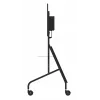 Neomounts MOVE Go XL FL50-575BL1 TV-Rollwagen 65-110 Zoll, max. 125 kg, höhenverstellbar 129-139 cm, VESA 100x100-1100x600, abschließbar, TÜV-zertifiziert, Schwarz