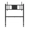 Neomounts MOVE Go XL FL50-575BL1 TV-Rollwagen 65-110 Zoll, max. 125 kg, höhenverstellbar 129-139 cm, VESA 100x100-1100x600, abschließbar, TÜV-zertifiziert, Schwarz