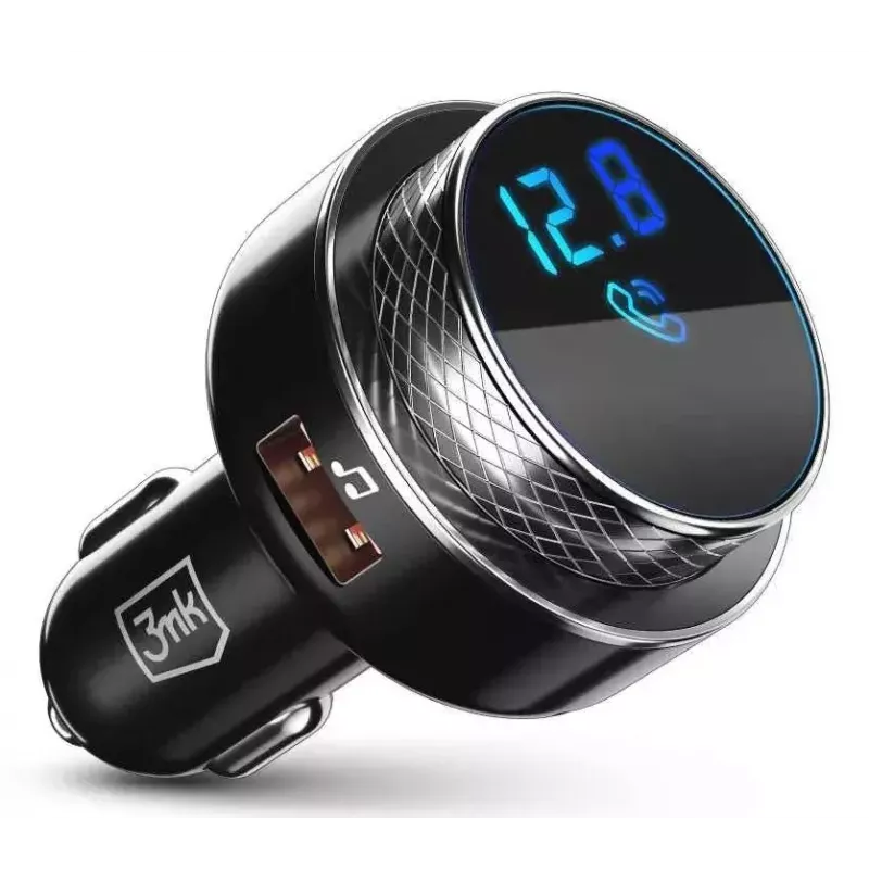 FM-Transmitter 3MK Hyper Car 87,5 – 99,8 MHz USB Schwarz