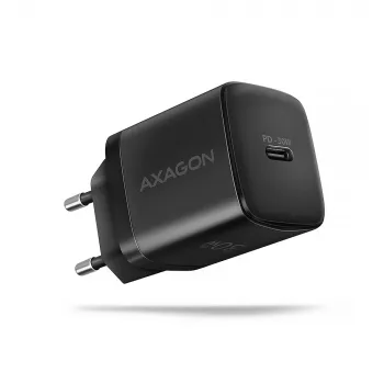 Axagon ACU-PD30 PD3.0 & QC4+ 1x AUSGANG Wandladegerät 30W, Innenbereich, AC, Schwarz