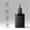 Axagon ACU-PD30 PD3.0 & QC4+ 1x AUSGANG Wandladegerät 30W, Innenbereich, AC, Schwarz