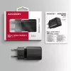 Axagon ACU-PD30 PD3.0 & QC4+ 1x AUSGANG Wandladegerät 30W, Innenbereich, AC, Schwarz