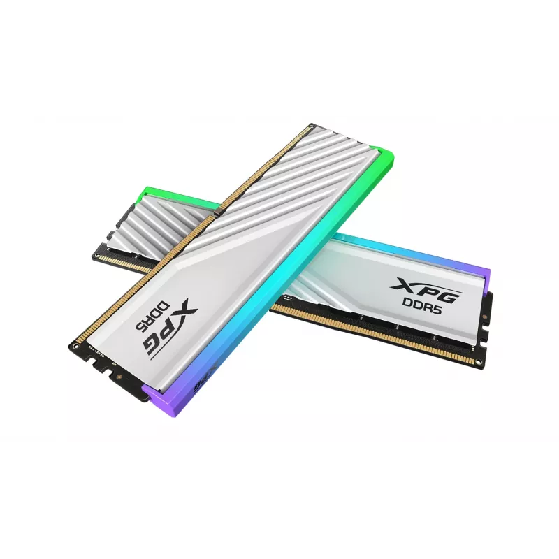 ADATA XPG Lancer Blade RGB DDR5-6000 32 GB (2x16 GB) CL30 Arbeitsspeicher-Kit, weiß, AX5U6000C3016G-DTLABRWH