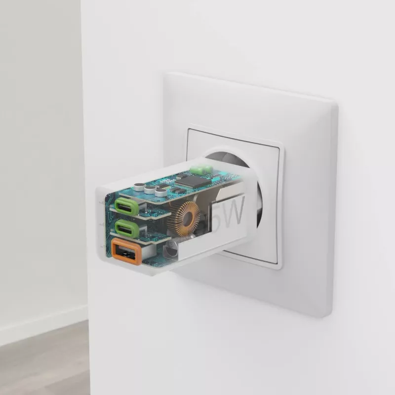 Hama 00201996 mobiles Ladegerät Smartphone Weiß AC Schnellladung Indoor, Outdoor