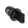 Green Cell GC PowerRide Nano36 CADM-GC-36AA Autoladegerät 36 W 6 A, 2 × USB-A, Ultra Charge Schnellladung, 12/24 V, Schwarz