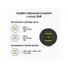 Green Cell GC PowerRide Nano36 CADM-GC-36AA Autoladegerät 36 W 6 A, 2 × USB-A, Ultra Charge Schnellladung, 12/24 V, Schwarz