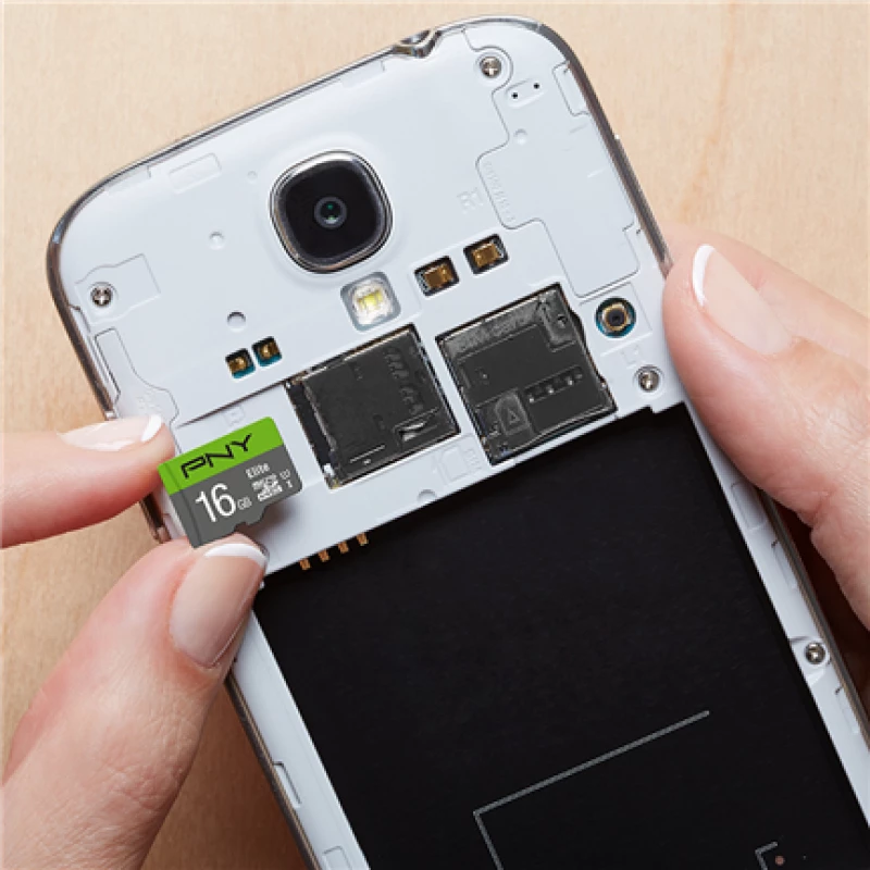 PNY Micro SD Elite 16GB Class 10 UHS-I U1 + SD-Adapter Lesen 100 MB/s