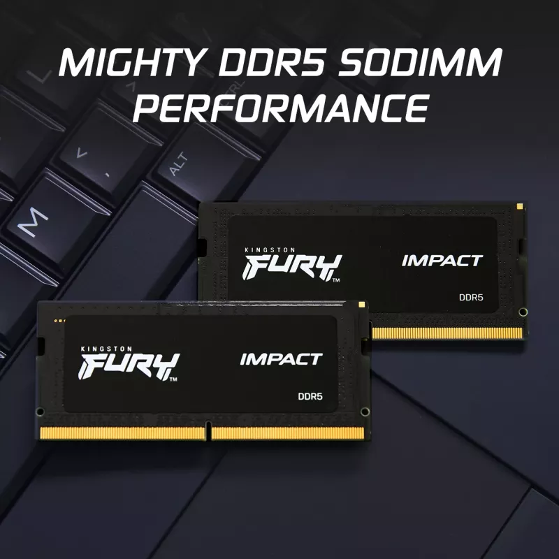 Kingston Technology FURY 32 GB 5600 MT/s DDR5 CL40 SODIMM (Kit of 2) Impact PnP