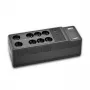APC Back-UPS, 500VA/300W Boden-/Wandmontage, 230V, 8x französische/belgische Steckdosen, USB-Typ-A-Anschluss, benutzerwechselbare Batterie