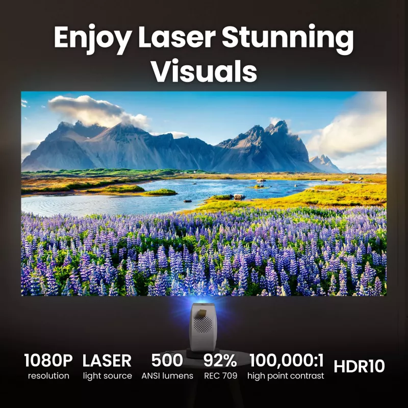 BenQ GV50 Standard-Throw-Projektor 500 ANSI-Lumen DLP 1080p (1920x1080) Weiß