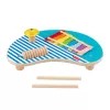 Fisher-Price Holz-Musiktisch mit Percussion-Instrumenten, 3 Holzteile