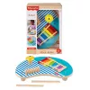 Fisher-Price Holz-Musiktisch mit Percussion-Instrumenten, 3 Holzteile