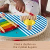 Fisher-Price Holz-Musiktisch mit Percussion-Instrumenten, 3 Holzteile