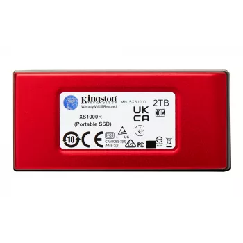 Kingston Technology 2TB XS1000 Rot Externe USB 3.2 Gen 2 Portable Solid-State-Drive