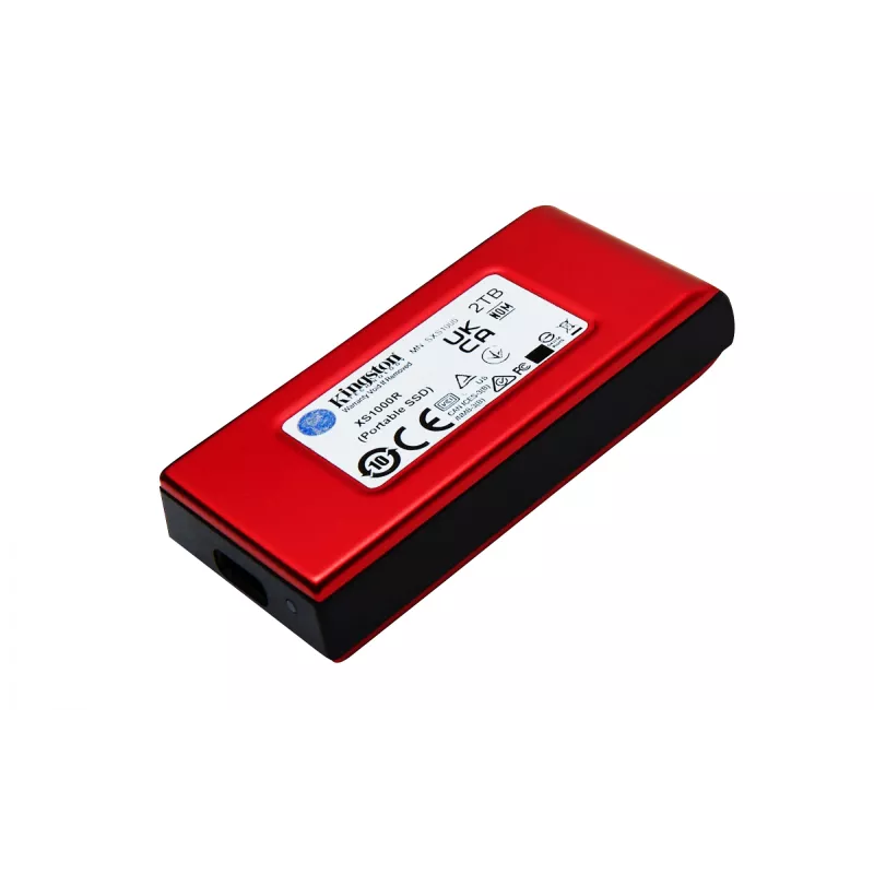 Kingston Technology 2TB XS1000 Rot Externe USB 3.2 Gen 2 Portable Solid-State-Drive