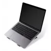 Hama Light Laptop-Ständer, faltbar, 12-stufig neigbar, bis 39,6 cm (15,6 Zoll), Schwarz