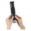 Hama Light Laptop-Ständer, faltbar, 12-stufig neigbar, bis 39,6 cm (15,6 Zoll), Schwarz