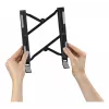 Hama Light Laptop-Ständer, faltbar, 12-stufig neigbar, bis 39,6 cm (15,6 Zoll), Schwarz