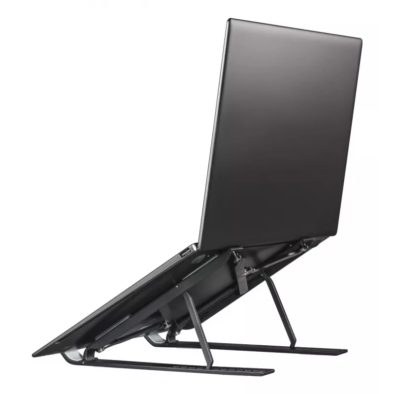 Hama Light Laptop-Ständer, faltbar, 12-stufig neigbar, bis 39,6 cm (15,6 Zoll), Schwarz