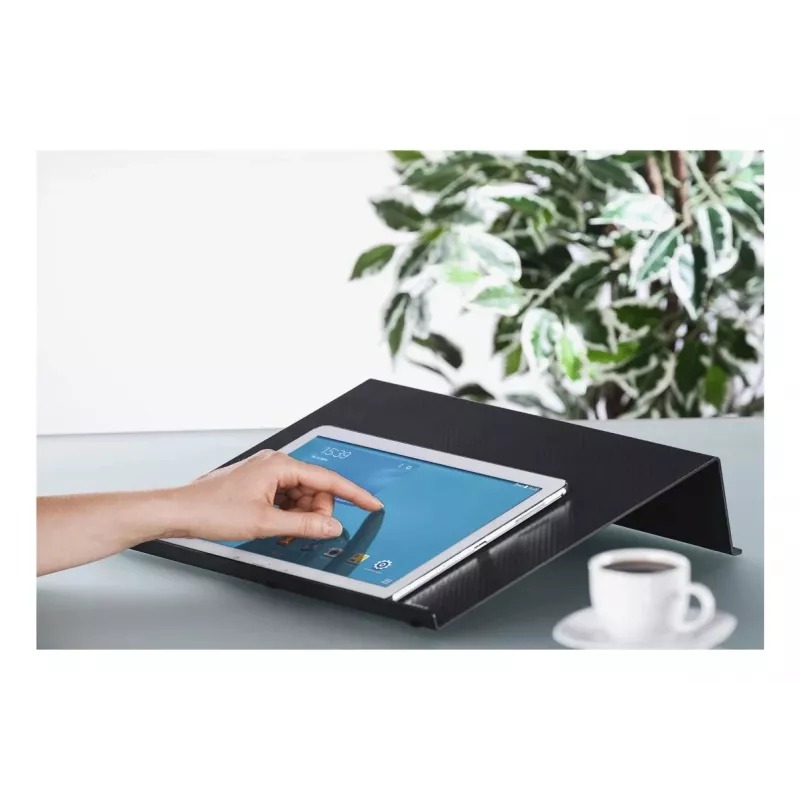 Hama Carbon Laptop-Ständer, Carbonoptik, bis 46,7 cm (18,4 Zoll), Schwarz