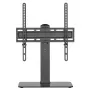 Techly ICA-LCD 323M TV-/Monitor-Tischständer, 32–55 Zoll (81,3–139,7 cm), 40 kg, schwenkbar, VESA 400x400, Fuß aus Hartglas, Schwarz