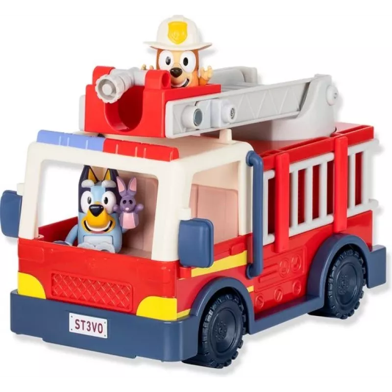 Moose Toys Bluey Feuerwehrauto, Feuerwehrauto, 3 Jahr(e), Kunststoff, Mehrfarbig, Rot
