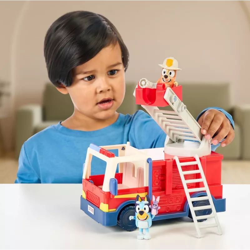 Moose Toys Bluey Feuerwehrauto, Feuerwehrauto, 3 Jahr(e), Kunststoff, Mehrfarbig, Rot