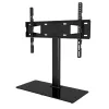 Techly ICA-LCD S07L TV-Ständer, 32–65 Zoll (81–165,1 cm), 45 kg, VESA 600x400, Sockel aus Temperglas, Schwarz