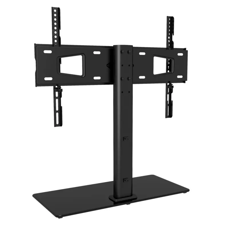 Techly ICA-LCD S07L TV-Ständer, 32–65 Zoll (81–165,1 cm), 45 kg, VESA 600x400, Sockel aus Temperglas, Schwarz