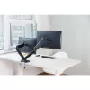 Techly ICA-LCD 462B Monitorarm für den Tisch, Gasdruckfeder, 17–32 Zoll (43,2–81,3 cm), 9 kg, VESA 75x75/100x100, Schwarz