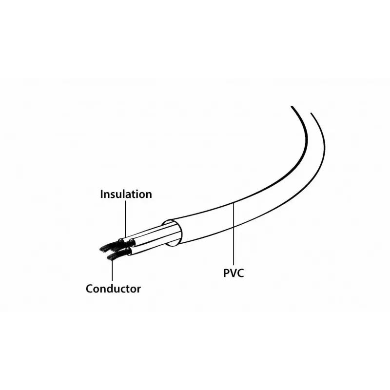 GEMBIRD Netzkabel (C5), Schuko C5 VDE-geprüft – 1 m