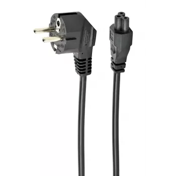 Gembird Netzkabel Schuko (CEE 7/7) auf C5, VDE, 0,5 m, Bulk (PC-186-ML12-0.5M)