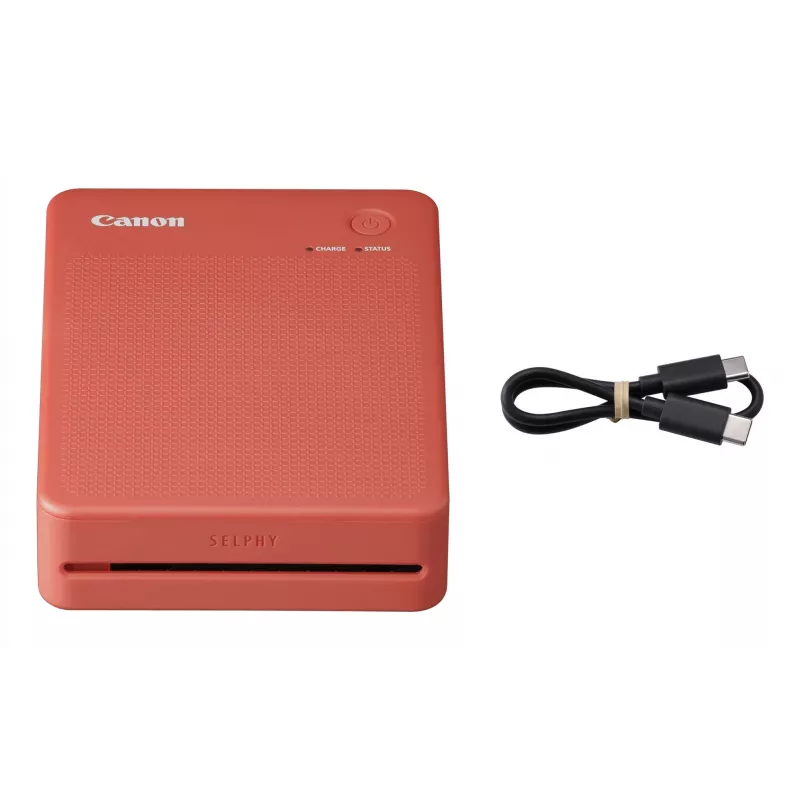Canon SELPHY QX20 tragbarer Fotodrucker, Thermosublimation, 287 x 287 DPI, 72 x 85 mm, WLAN, USB-C, Terrakotta-Rot