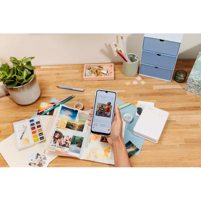 Canon SELPHY QX20 tragbarer Fotodrucker, Thermosublimation, 287 x 287 DPI, 72 x 85 mm, WLAN, USB-C, Terrakotta-Rot