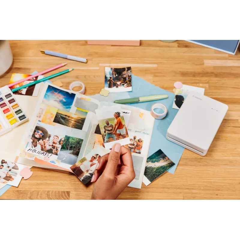 Canon SELPHY QX20 tragbarer Fotodrucker, Thermosublimation, 287 x 287 DPI, 72 x 85 mm, WLAN, USB-C, Terrakotta-Rot